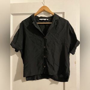 & Other Stories boxy cropped button down